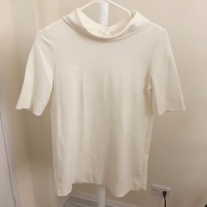 COS cotton white top | xs